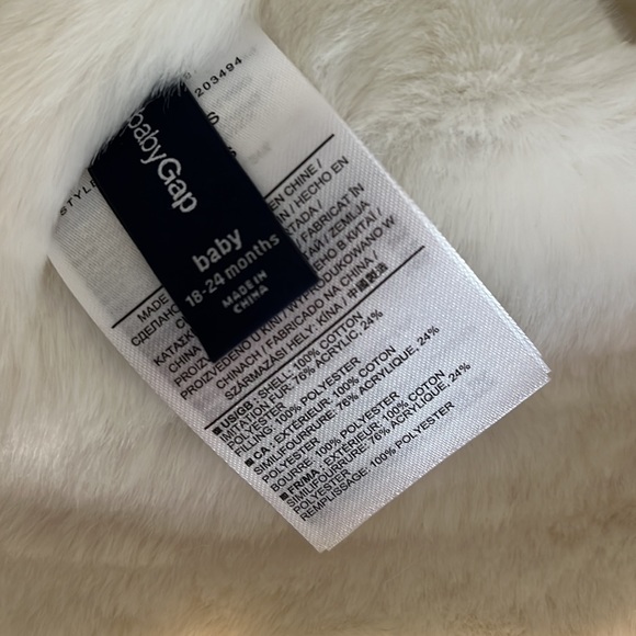 Baby Gap Fur Trapper Hat -like new - Picture 6 of 6